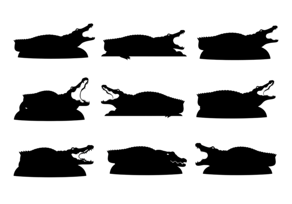 Crocodile Alligator Silhouette SVG: A Bold Design Asset