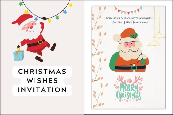 Printable Christmas Wishes Invitation: A Festive Design Solution