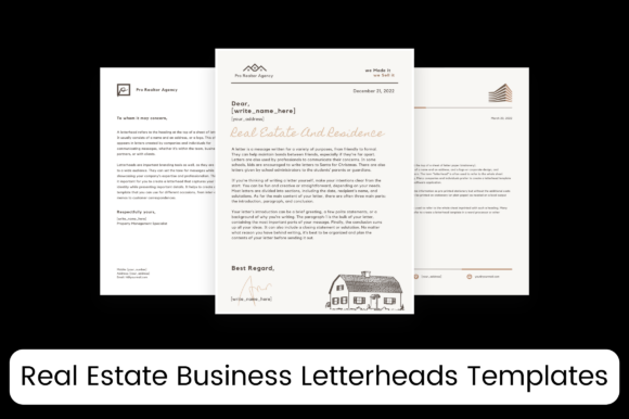 Streamline Your Brand: Free Real Estate Letterhead Templates