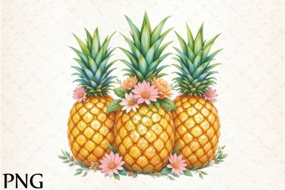 Summer Pineapple Clipart PNG: Your Go-To Tropical Design Asset