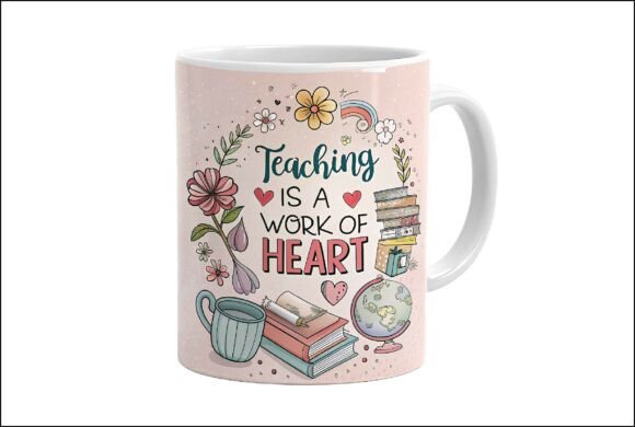 Teaching is a Work of Heart Teacher PNG: A Designer's Guide